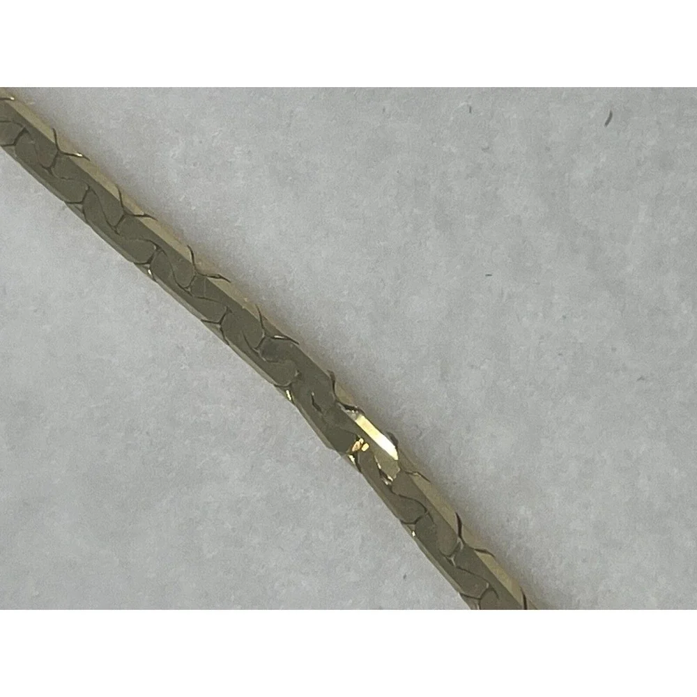 Vintage Finesse La Model Jeweled Convertible Snakeskin‎ Clutch Gold Chain